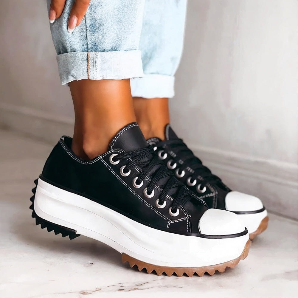 Elisa | Læder Plateau Sneakers