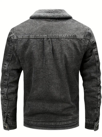 Geoffroy jeansjakke I rå stil møder moderne varme