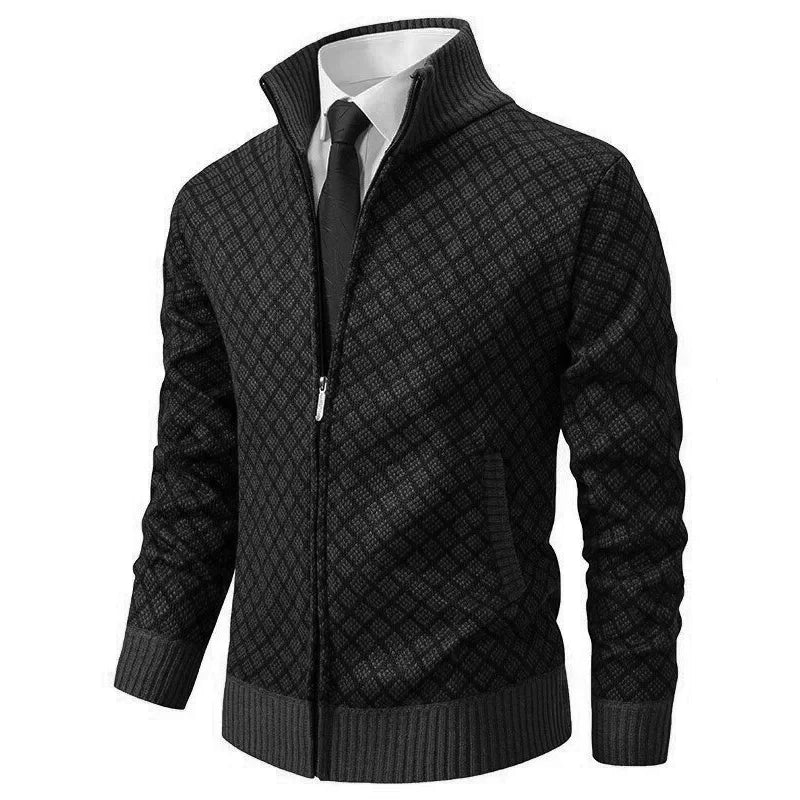 Niels™ | Elegant cardigan med lynlås