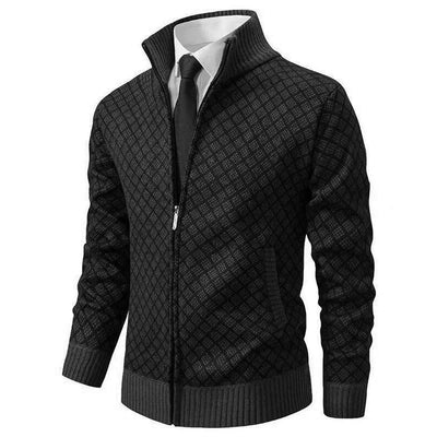 Niels™ | Elegant cardigan med lynlås