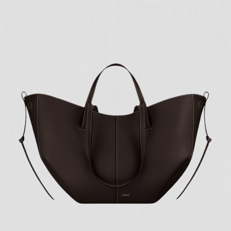PERNILLA™ – FORMFAST SHOPPINGTASKE MED ELEGANTE RYNKEDETALJER