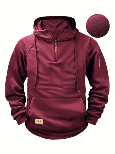 Henrik™ | Essential Hoodie med Halv Lynlås