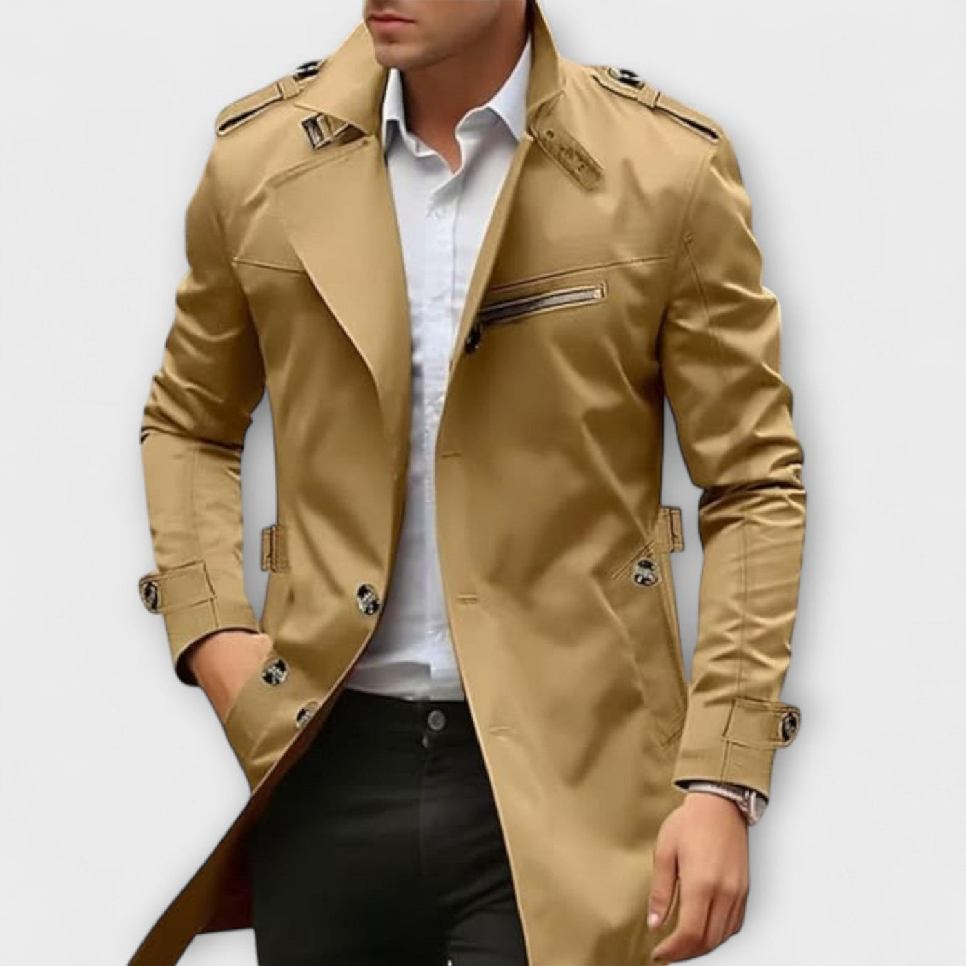 Nadiem I Håndlavet trenchcoat