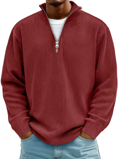Calix™ | Herre-sweater med halv lynlås