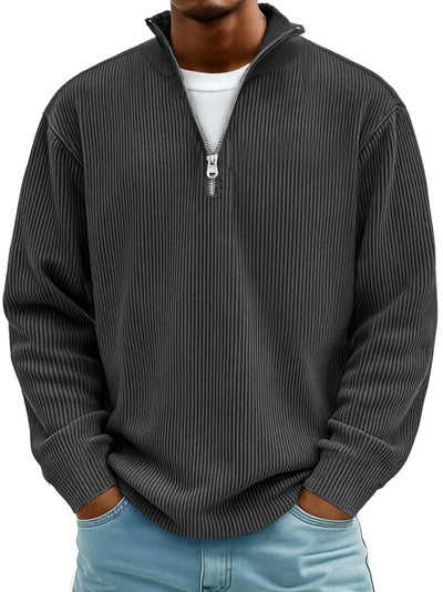 Calix™ | Herre-sweater med halv lynlås