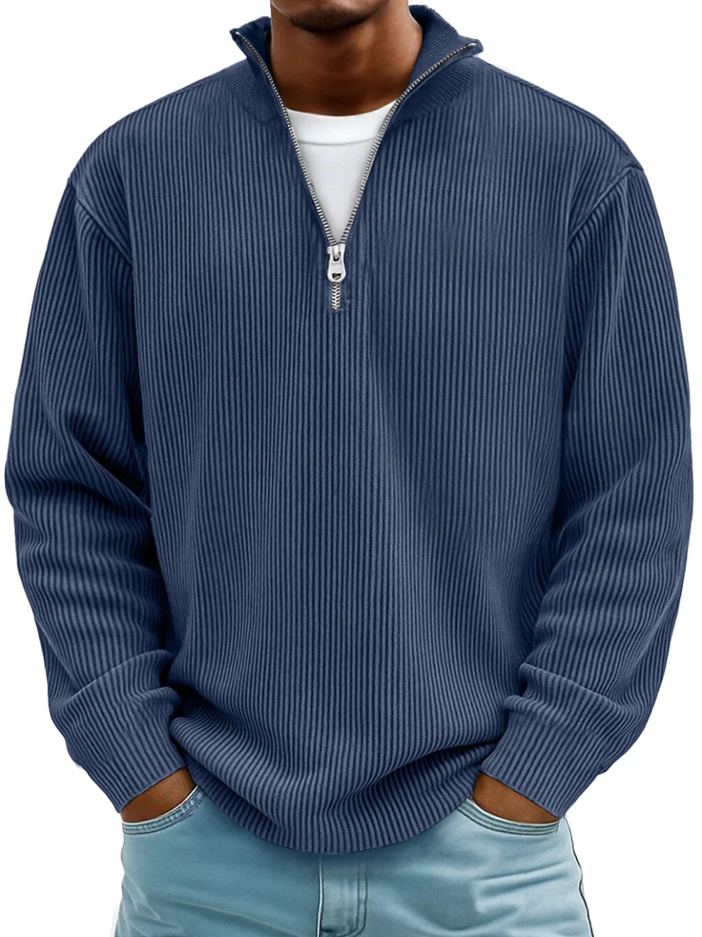 Calix™ | Herre-sweater med halv lynlås