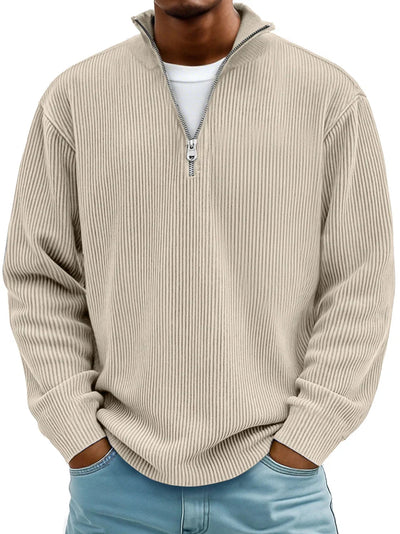 Calix™ | Herre-sweater med halv lynlås