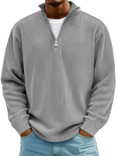 Calix™ | Herre-sweater med halv lynlås