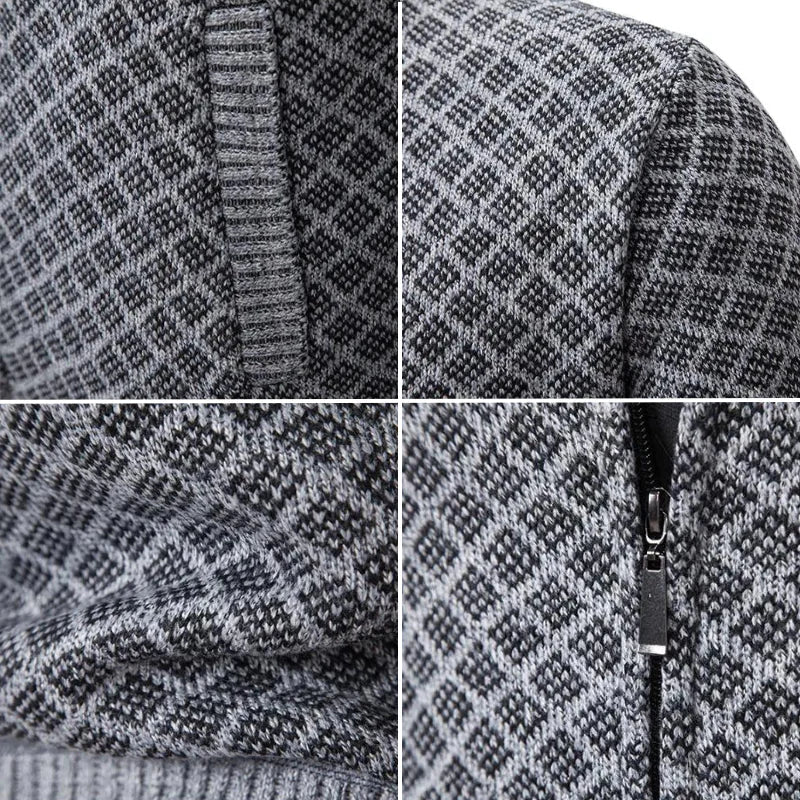 Kristian™ | Elegant cardigan med lynlås
