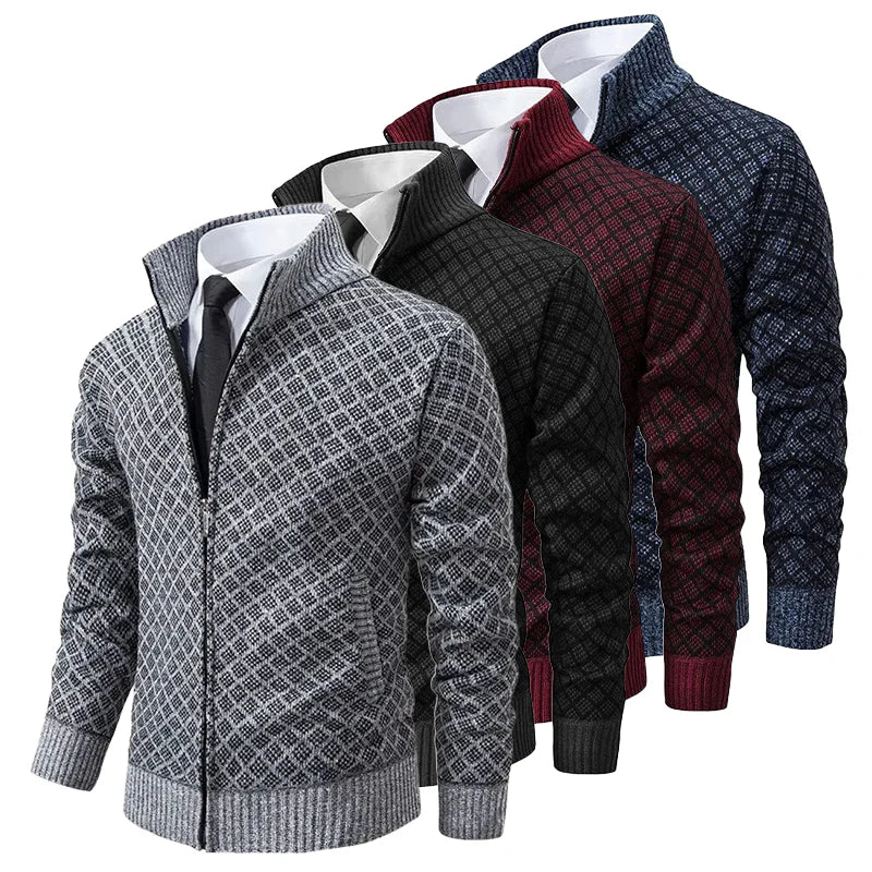 Kristian™ | Elegant cardigan med lynlås