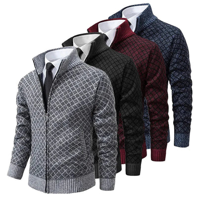 Niels™ | Elegant cardigan med lynlås