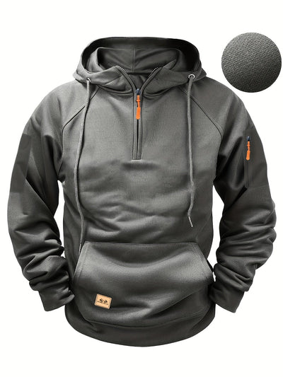 Henrik™ | Essential Hoodie med Halv Lynlås
