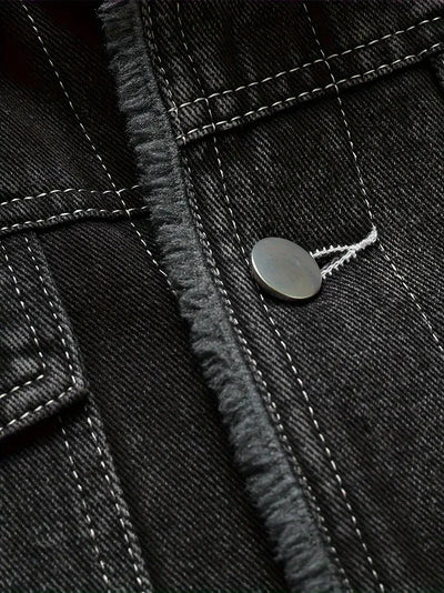 Geoffroy jeansjakke I rå stil møder moderne varme