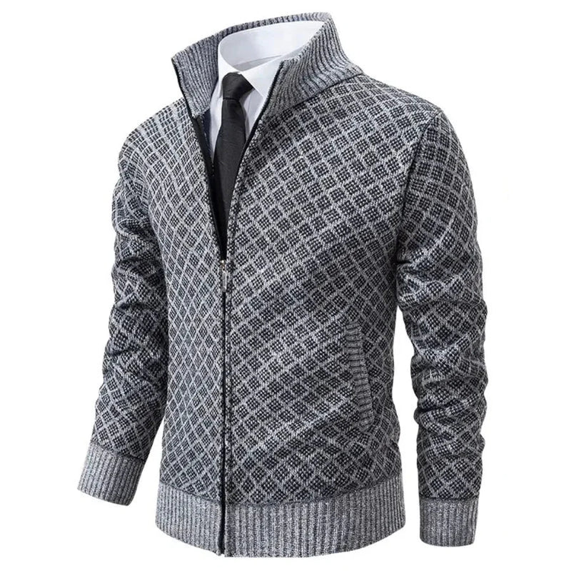 Kristian™ | Elegant cardigan med lynlås