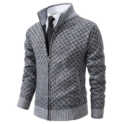Kristian™ | Elegant cardigan med lynlås